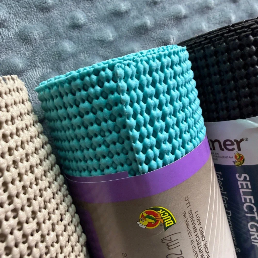 Duck Brand EasyLiner Select Grip Shelf Liner 12in x 10ft 3 Roll Bundle non-slip